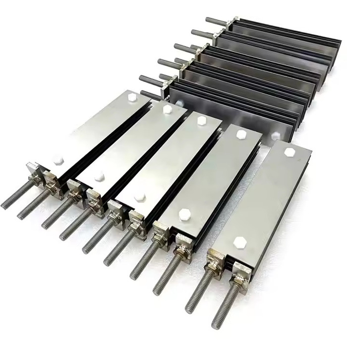 Titanium anode for electrolytic extraction of metals from chloride solution